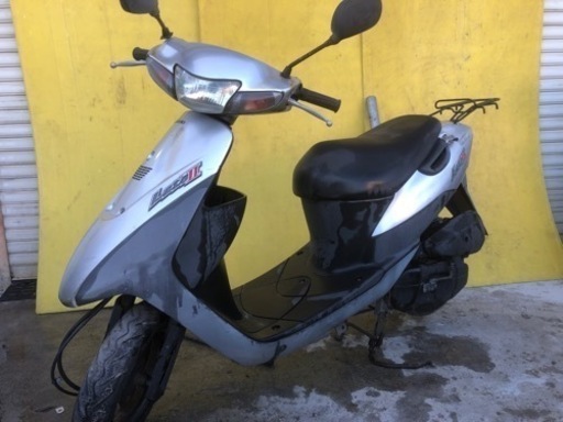 セル1発始動⭐️タイヤ新品❗️レッツ2 スズキ⭐️2stモデルで速い⭐️バッテリー新品