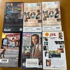 VHSビデオ　洋画　6本の画像