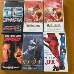 VHSビデオ　洋画　6本