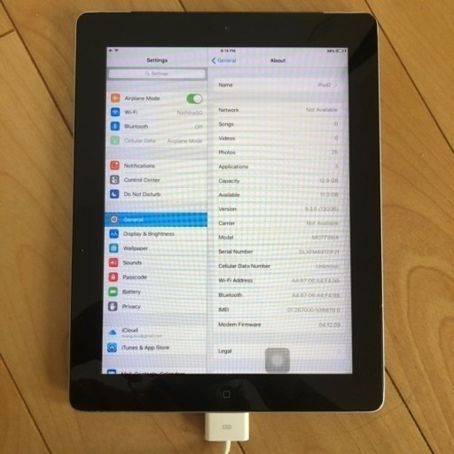 その他 iPad2 WI-FI+3G 16GB BLACK