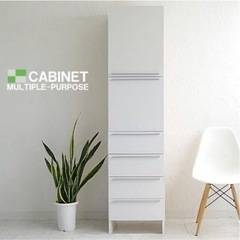 【延長8/27まで受付】日本製　いろいろ片付くちょっとスリムな収納の画像