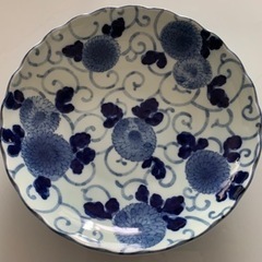 ♪和柄大皿１枚♪の画像