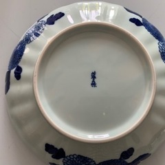 ♪和柄大皿１枚♪の画像
