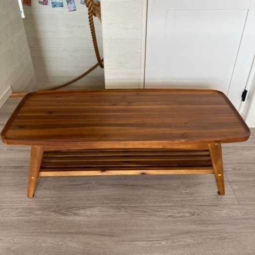 アカシア　ローテーブル　コーヒーテーブル