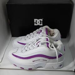 DC SHOES　23cm　レディース　DC　スニーカー　パープル　