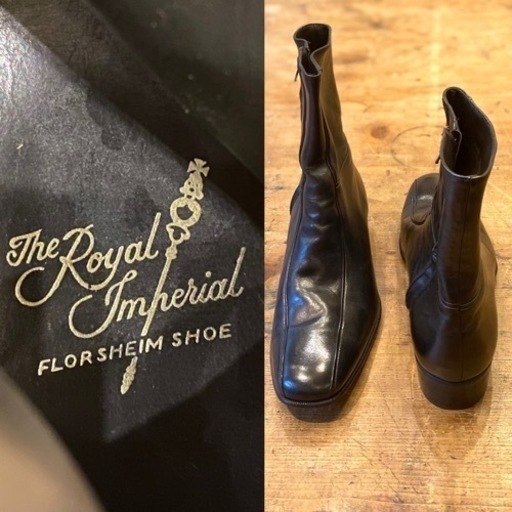 1982 March Royal Imperial by FLORSHEIM  Essex Black Select Cabaret 