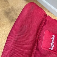 ベビーチェア　イングリッシーナ　赤　赤ちゃん用椅子の画像