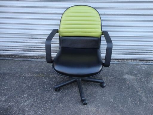 ◆◆【即決】麻雀卓専用中古イス（ライム）４脚【引取希望】◆◆