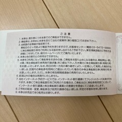 35%オフ！株主乗船券☆の画像