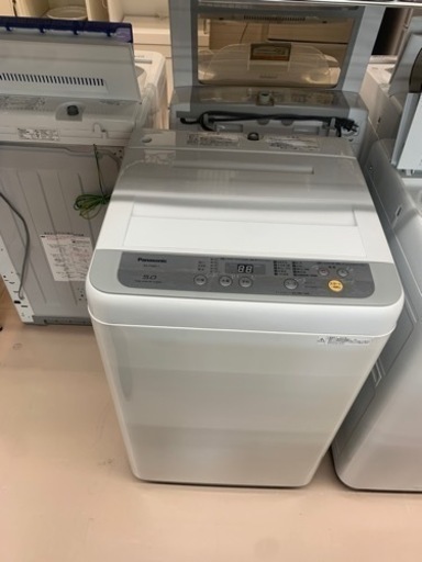 中古★Panasonic 5㎏ 3つの槽洗浄機能!! しっかりもみ洗いビッグウェーブ洗浄!! 洗濯機【NA-F50B11】美原店