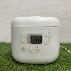 ★【中古品】無印良品 MUJI しゃもじ置き付き 炊飯器 3合 ...