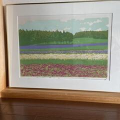 絵画　ラベンダー薫るⅡ　本間武男　引き渡し8/23まで