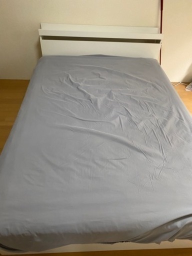 ダブルベット(フレーム＋マット付)【使用期間、7ヶ月】