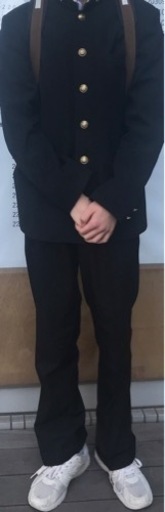 クリーニング済☆着画あり☆男子学生服☆170A☆ヤセ高身長（175㎝以上）☆