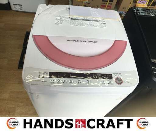 シャープ　ES-GE60P　洗濯機　2015年製　6kg　中古品　【ハンズクラフト宜野湾店】