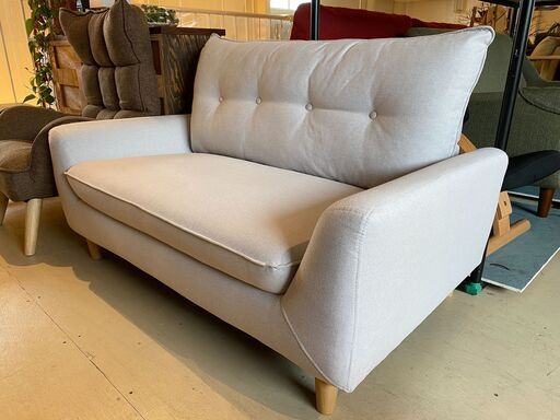 宇都宮でオシャレな家具を探すなら『オトワリバース！』ソファ 2人掛け グレー ニトリ 中古品