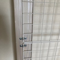 自作の脱走防止柵の画像