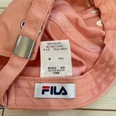 FILA キャップ　の画像