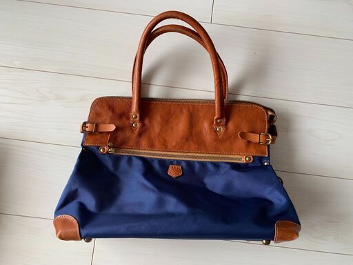 ※お値下げしました※ Leder Makes / レダーメイクスの帆布とレザーのバッグ
