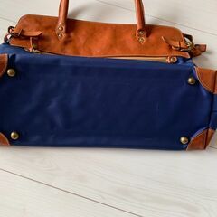 ※お値下げしました※ Leder Makes / レダーメイクスの帆布とレザーのバッグの画像