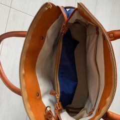 ※お値下げしました※ Leder Makes / レダーメイクスの帆布とレザーのバッグの画像