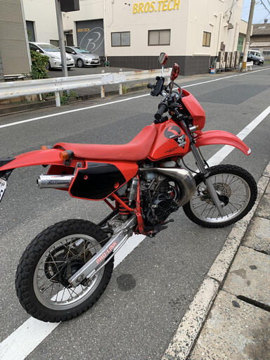 ホンダ/CRM50/AD10/1989年/オフロード/水冷2サイクルピストンリードバルブ単気筒/RSV(アールエスブイ) マフラー