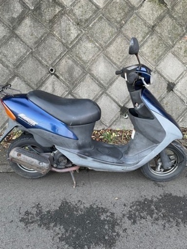 神奈川　原付　レッツ2 バッテリー新品　サイドスタンド付き　バイク車体　神奈川県