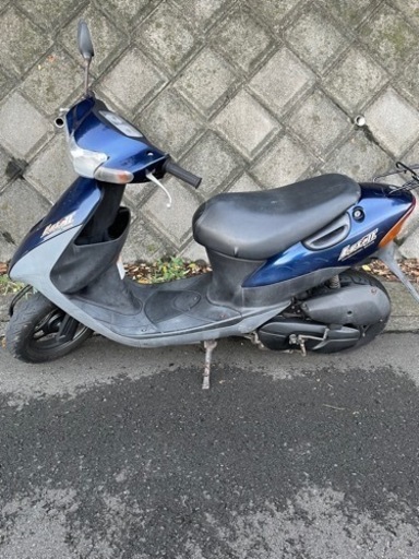 神奈川　原付　レッツ2 バッテリー新品　サイドスタンド付き　バイク車体　神奈川県