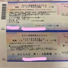 モエレ沼芸術花火2022 【プレミアムチケット1枚＋駐車場券】