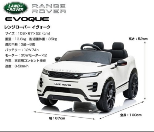レンジローバー　ラジコンカー　