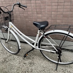 【決まりました】ダイニチ　シティサイクル　自転車　27インチ　ホワイト