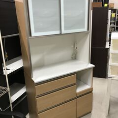 ニトリ レンジ台 ナチュラル 幅101×奥行50×高さ201cm