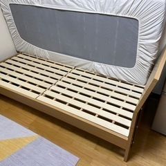[交渉可!] ベッド&マットレス 1年使用(IKEA & NITORI) + おまけ の画像
