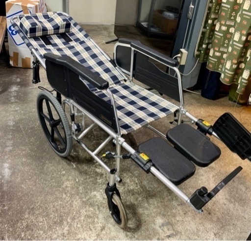 お引取り限定 美品 松永製作所 介助型車椅子 MW-14 介護用 リクライニング/90〜160° 