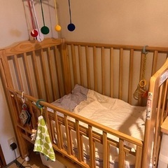 ベビーベッド+西川ふとん一式(美品)👶【値下げしました】