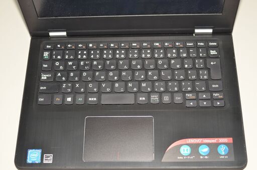 中古良品ノートパソコン 最新Windows10 Lenovo ideapad 300S 11.6型ワイド Celeron-N3060/メモリ2GB/eMMC64GB/無線/Webカメラ/便利なソフト