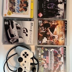 PS3コントローラ+ゲーム5点まとめ