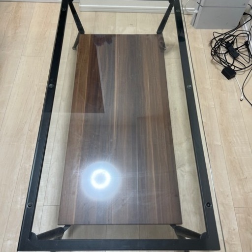 不二貿易 ローテーブル 120cn ダークブラウン