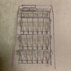 風呂場　収納ラック4段　ステンレス　