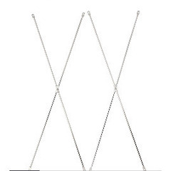 無印良品 ステンレスユニットシェルフ用 クロスバー(中)セット