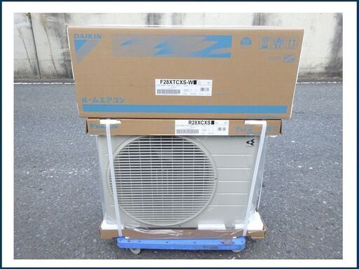 【新品】ダイキン お掃除ロボ付きエアコン S28XTCXS-W 100V 冷房 8～12畳/暖房 8～10畳