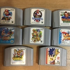 値下げ！ニンテンドー64 カセットセット　箱付き、一部説明書付き！の画像