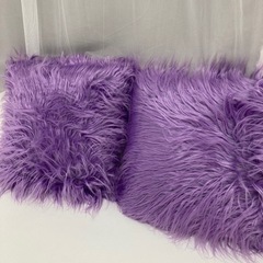 [新品未使用] 💜ファークッション2こ (カバーのみ