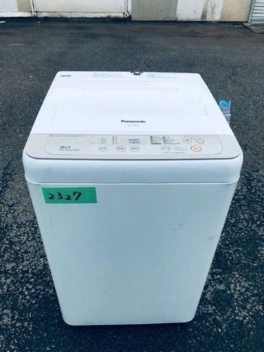 2327番 パナソニック✨電気洗濯機✨NA-F60B10‼️
