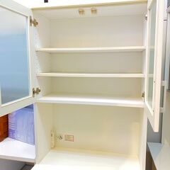 【送料込み】食器棚 キッチンボード ニトリ ダリア レンジボード 白 ☆ ニトリ レンジボード ダリア 幅120cm ホワイト NITORI キッチン