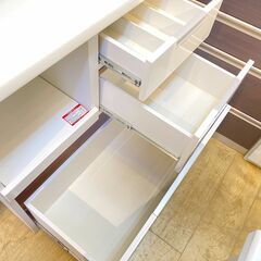 ニトリ ダリア DAHLIA キッチンボード 食器棚 幅80cm レンジボード