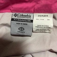 【美品】コロンビア　レインスカート(長さ2way)の画像