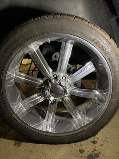 ハマー H2 26インチ 10J ４本セット 315/40r26直接引き取り限定