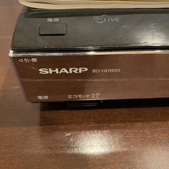 SHARP ブルーレイディスクレコーダー ジャンク気味？お値段をつけてくれる方優先！の画像