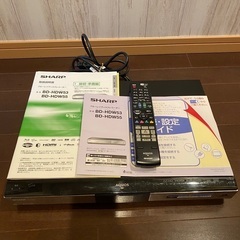 SHARP ブルーレイディスクレコーダー ジャンク気味？お値段を...